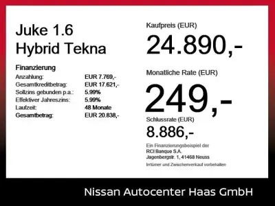 Nouă Nissan Juke Tekna 143 CP (105 kW) 2025 SUV