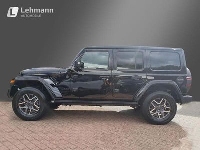 Nieuw Jeep Wrangler Unlimited Sahara 272 PK (200 kW) 2025 Zwart SUV