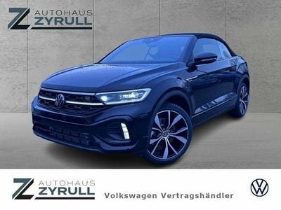 Gebraucht VW T-Roc Cabriolet R-line 150 PS (110 kW) 2022 Schwarz Cabrio