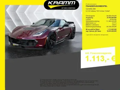 Brugt Corvette Z06 767 HK (564 kW) 2018 Rød Coupe