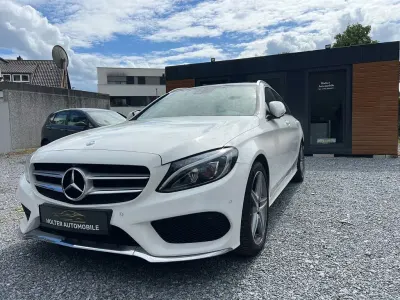 Gebraucht Mercedes C250 AMG line 204 PS (150 kW) 2016 Weiß Limousine