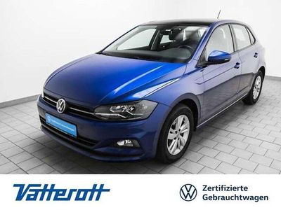 Blau Gebraucht 2019 VW Polo Comfortline Kleinwagen | 16.420 € (Etwas zu teuer)