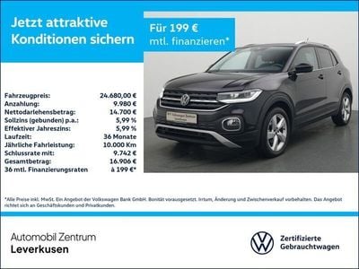 Deep black Gebraucht 2023 VW T-Cross Style SUV | 25.680 € (Fairer Preis)