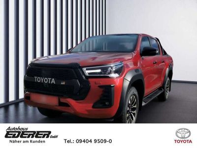 gebraucht Toyota HiLux Double Cab GR Sport 4x4 2.8 D-4D EU6d Allrad AHK Navi Leder Soundsystem JBL 360 Kamera