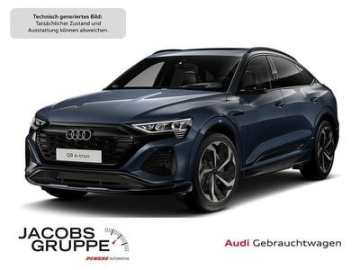 Gebraucht Audi Q8 e-tron S-Line 300 kW (408 PS) 2024 Plasmablau SUV