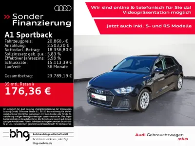 Gebraucht Audi A1 Sportback Advanced 116 PS (85 kW) 2025 Mythosschwarz metallic Kleinwagen