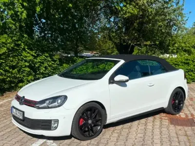 Gebraucht VW Golf Cabriolet GTI 211 PS (155 kW) 2012 Weiß Cabrio