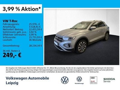 Gebraucht VW T-Roc Style 150 PS (110 kW) 2022 Silber SUV