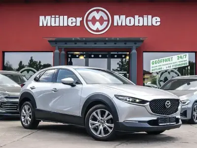 Gebraucht Mazda CX-30 122 PS (89 kW) 2021 Sonic silver SUV