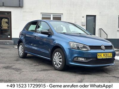 Gebraucht VW Polo Trendline 75 PS (55 kW) 2015 Blau Limousine