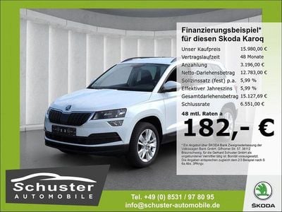 Usata Skoda Karoq Ambition 150 CV (110 kW) 2021 Bianco SUV