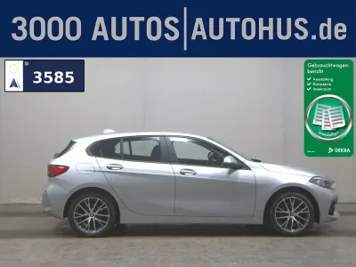 Gebraucht BMW 118 Advantage 150 PS (110 kW) 2020 Glaciersilber metallic (metallic) Kleinwagen