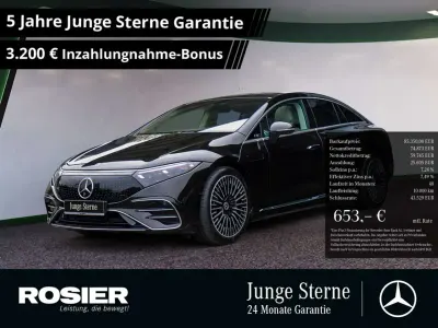 Używany Mercedes EQS580 Premium Plus 385 kW (524 KM) 2024 Czarny Sedan/Limuzyna