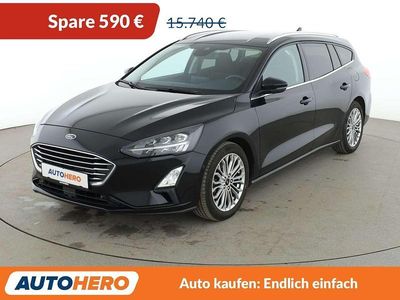 Gebraucht Ford Focus Titanium 150 PS (110 kW) 2020 Schwarz Kombi