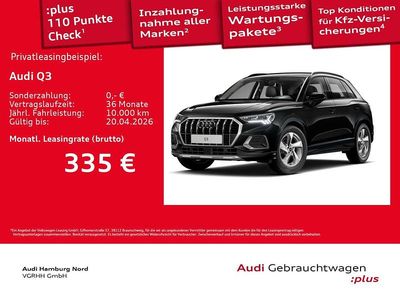 Gebraucht Audi Q3 Advanced 150 PS (110 kW) 2025 Mythosschwarz metallic SUV