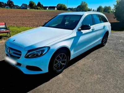 Brugt Mercedes C220 170 HK (125 kW) 2015 Hvid Stationcar