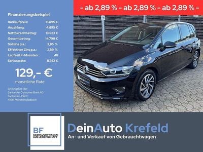 Gebraucht VW Golf Sportsvan Sound 125 PS (91 kW) 2017 Schwarz Van / Kleinbus