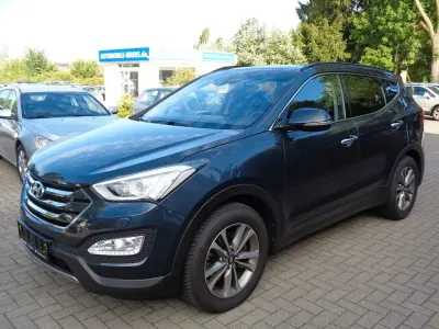 Gebraucht Hyundai Santa Fe Premium 197 PS (144 kW) 2014 Blau SUV