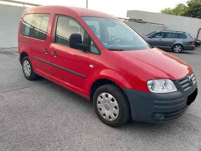 Gebraucht VW Caddy Life 109 PS (80 kW) 2008 Rot Van / Kleinbus