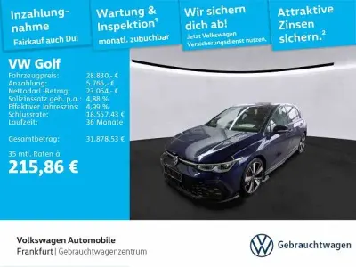 Gebraucht VW Golf VIII GTD 200 PS (147 kW) 2022 Blau Limousine