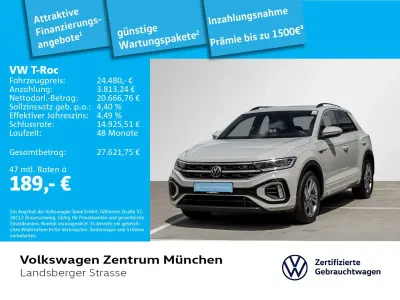 Gebraucht VW T-Roc R-line 110 PS (80 kW) 2024 Grau SUV