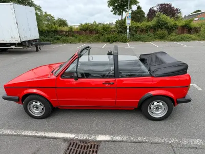 Gebraucht VW Golf Cabriolet 75 PS (55 kW) 1984 Rot Cabrio