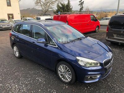 Gebraucht BMW 218 Gran Tourer Luxury Line 150 PS (110 kW) 2015 Blau Van / Kleinbus