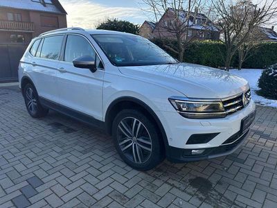 Gebraucht VW Tiguan Allspace Highline 200 PS (147 kW) 2021 Weiß SUV