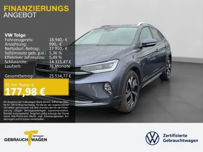 Gebraucht VW Taigo IQ Drive 110 PS (80 kW) 2023 Grau SUV