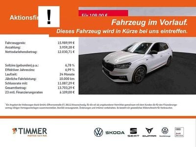 Gebraucht Skoda Fabia Monte Carlo 80 PS (58 kW) 2023 Weiß Kleinwagen