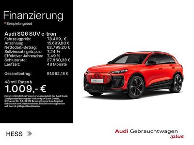 Gebraucht Audi SQ6 e-tron S-Line 359 kW (489 PS) 2025 Soneirarot metallic SUV