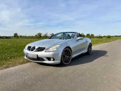 Gebraucht Mercedes SLK350 AMG 272 PS (200 kW) 2005 Silber Cabrio