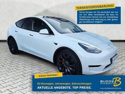 Gebraucht Tesla Model Y Performance 392 kW (534 PS) 2022 Pearl white multicoat SUV
