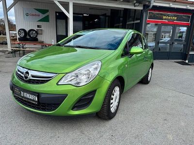 Gebraucht Opel Corsa Selection 69 PS (50 kW) 2012 Grün Kleinwagen