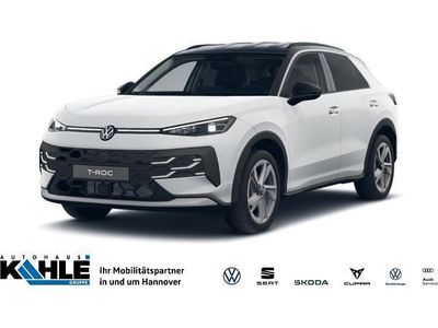 Neu VW T-Roc Life 150 PS (110 kW) 2025 Schwarz (pure white uni / schwarz uni) SUV