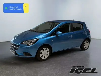 Gebraucht Opel Corsa 90 PS (66 kW) 2019 Arktis blau (m2) Kleinwagen