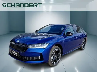 Neu Skoda Superb SportLine 204 PS (150 kW) 2026 Cobalt blau metallic Kombi