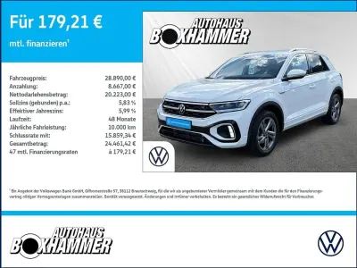 Gebraucht VW T-Roc R-line 150 PS (110 kW) 2023 Weiß SUV