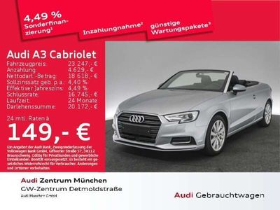 gebraucht Audi A3 Cabriolet 35 TFSI design AHK B&O Xenon Virtua