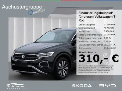 Gebraucht VW T-Roc Goal 150 PS (110 kW) 2025 Schwarz SUV