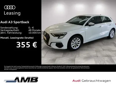 Gebraucht Audi A3 150 PS (110 kW) 2023 Gletscherweiß metallic Limousine