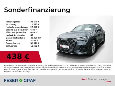 Gebraucht Audi Q3 Sportback S-Line 150 PS (110 kW) 2025 Daytonagrau perleffekt SUV