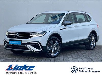 Pure white Gebraucht 2023 VW Tiguan Allspace Elegance SUV | 35.880 € (Fairer Preis)
