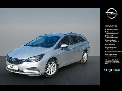 Gebraucht Opel Astra Edition 110 PS (80 kW) 2018 Silber Kombi