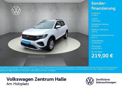 Pure white Gebraucht 2024 VW T-Cross Life SUV | 24.870 € (Fairer Preis)