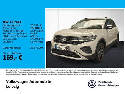 Gebraucht VW T-Cross Goal 116 PS (85 kW) 2025 Grau SUV