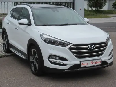 Gebraucht Hyundai Tucson Premium 185 PS (136 kW) 2019 Weiß SUV