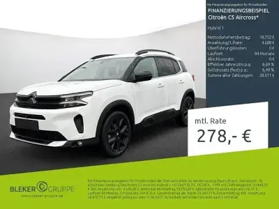 Gebraucht Citroën C5 Aircross 136 PS (100 kW) 2024 Lack weiss banquise/typ aussenverkleidung spiegel flach standard SUV
