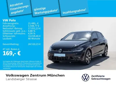 Gebraucht VW Polo R-line 110 PS (80 kW) 2023 Schwarz Kleinwagen