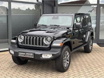Neu Jeep Wrangler Unlimited Sahara 272 PS (200 kW) 2025 Schwarz (black clear coat) SUV